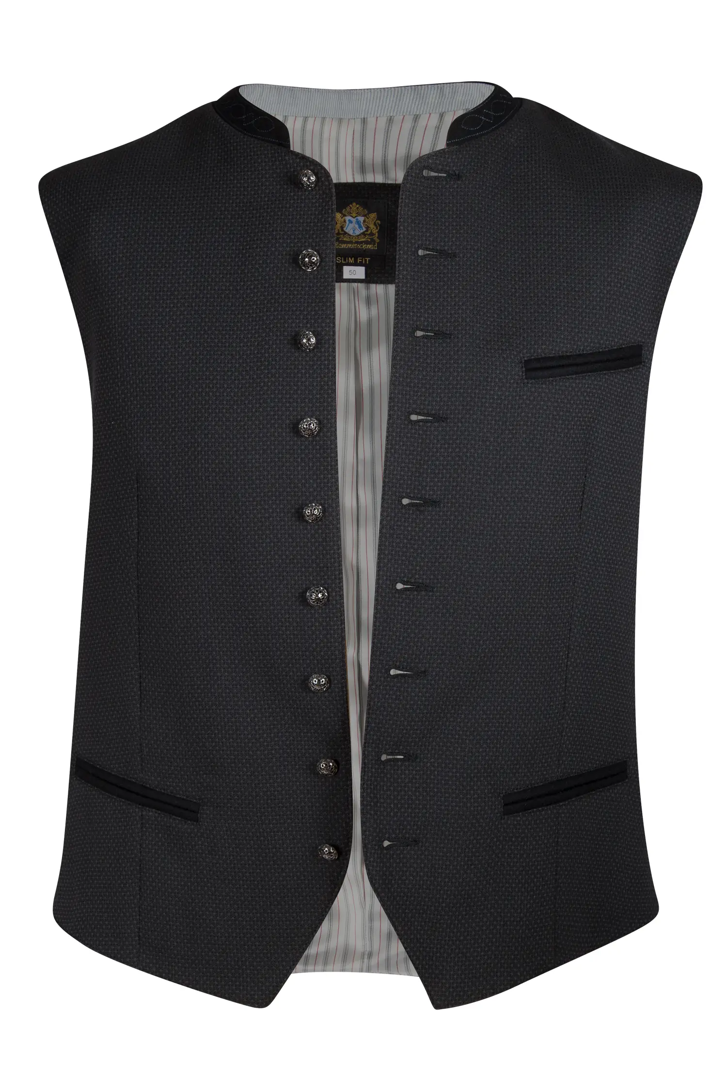 Trachtenweste Mirko in schwarz