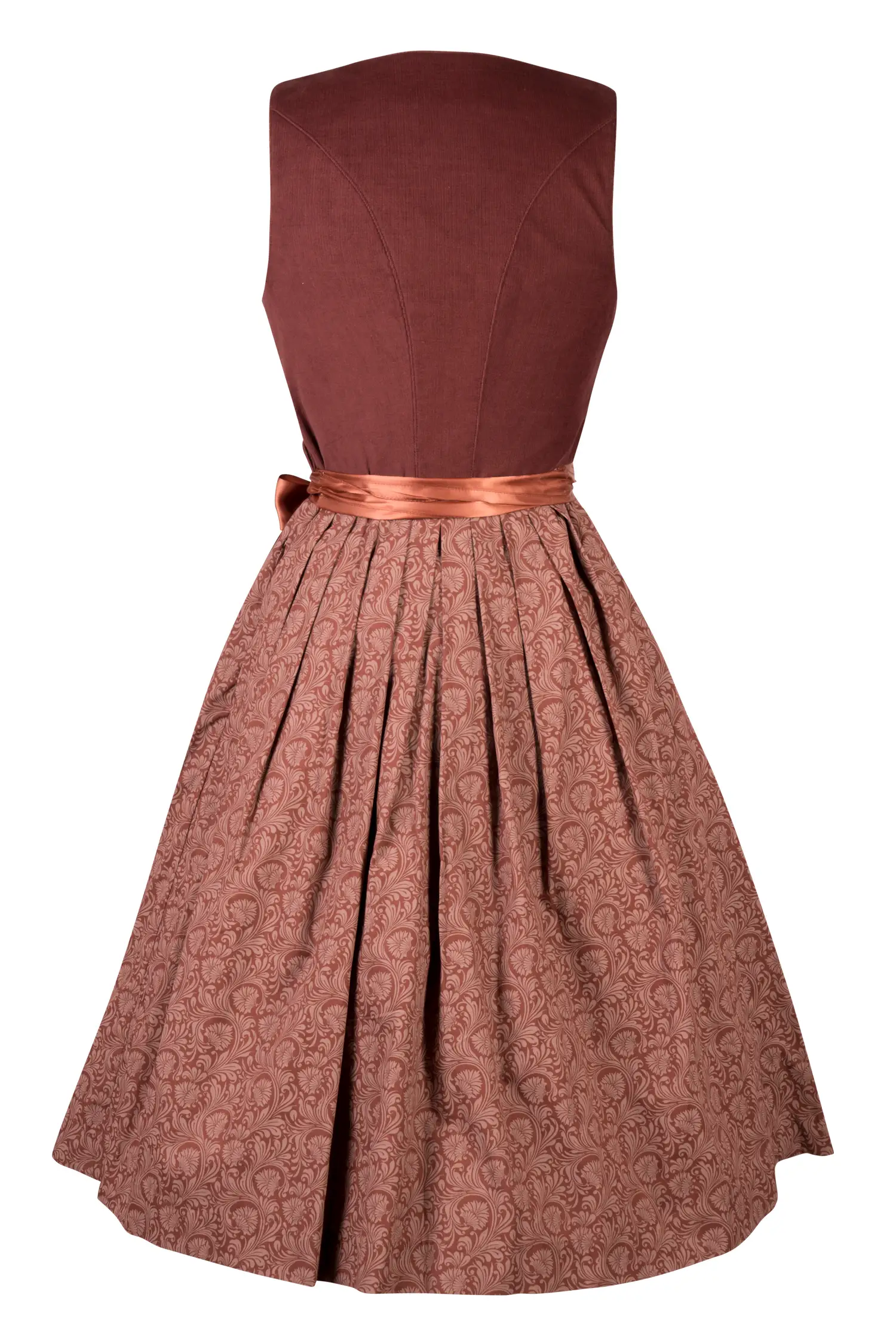 Dirndl Conny in Rot Rückansicht