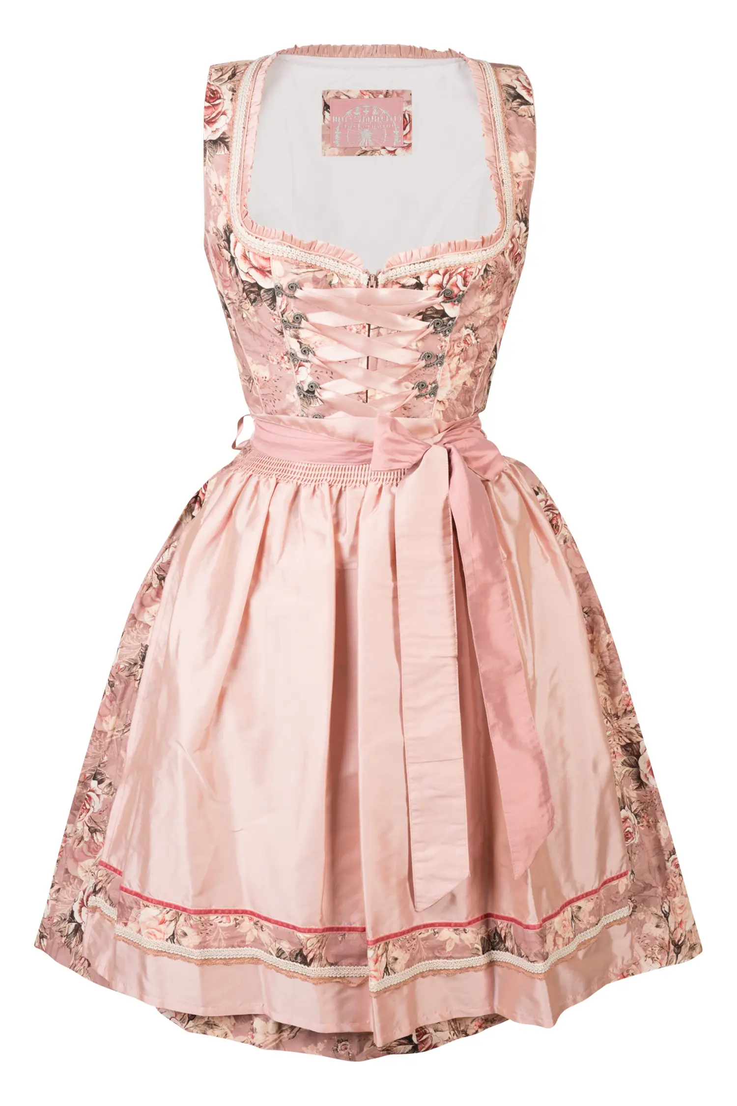Dirndl Delphine mit floralem Muster