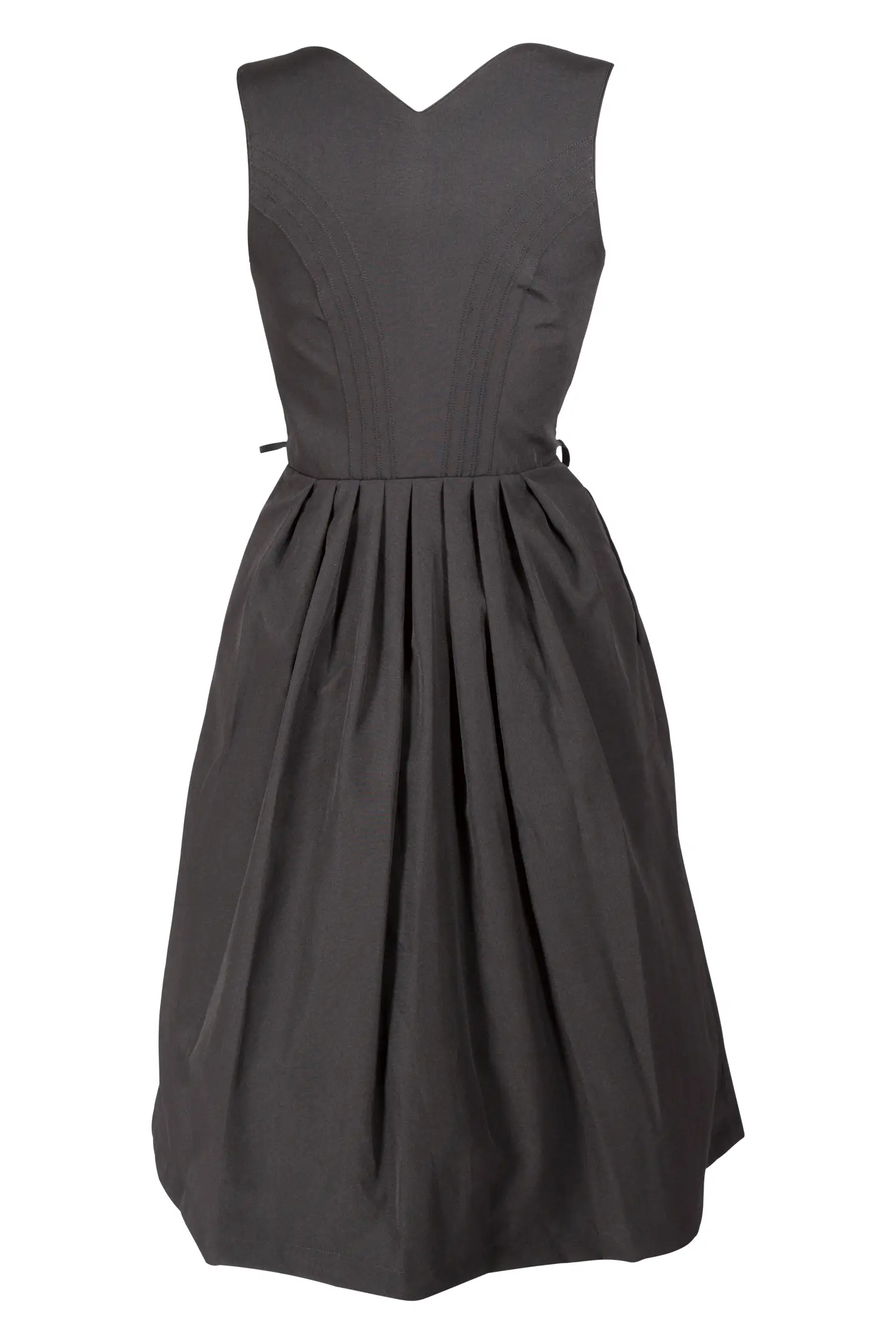 Gastrodirndl Adele in schwarz - Rückansicht