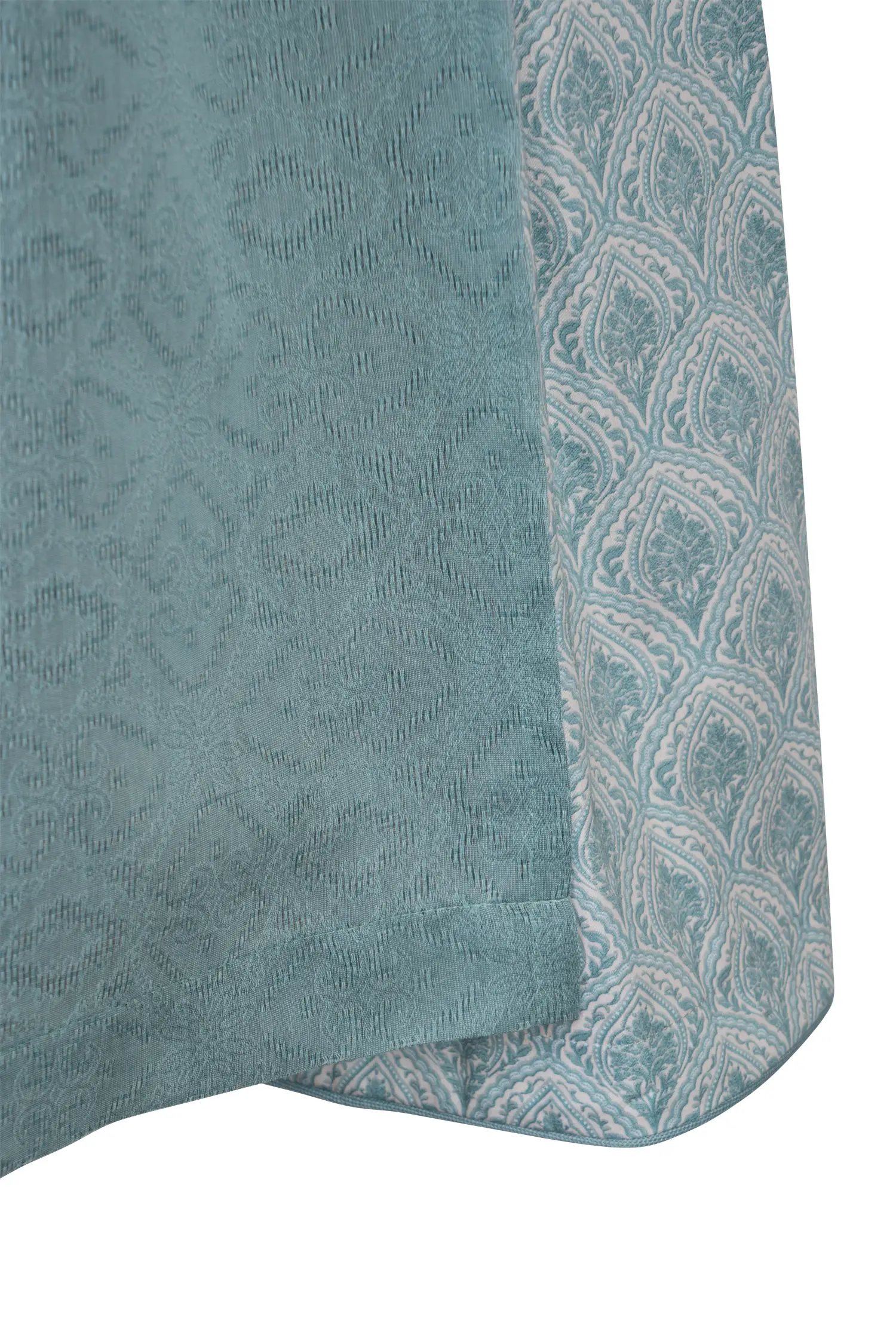 Sommerdirndl in mint mit luftiger Schürze - Detail Rock