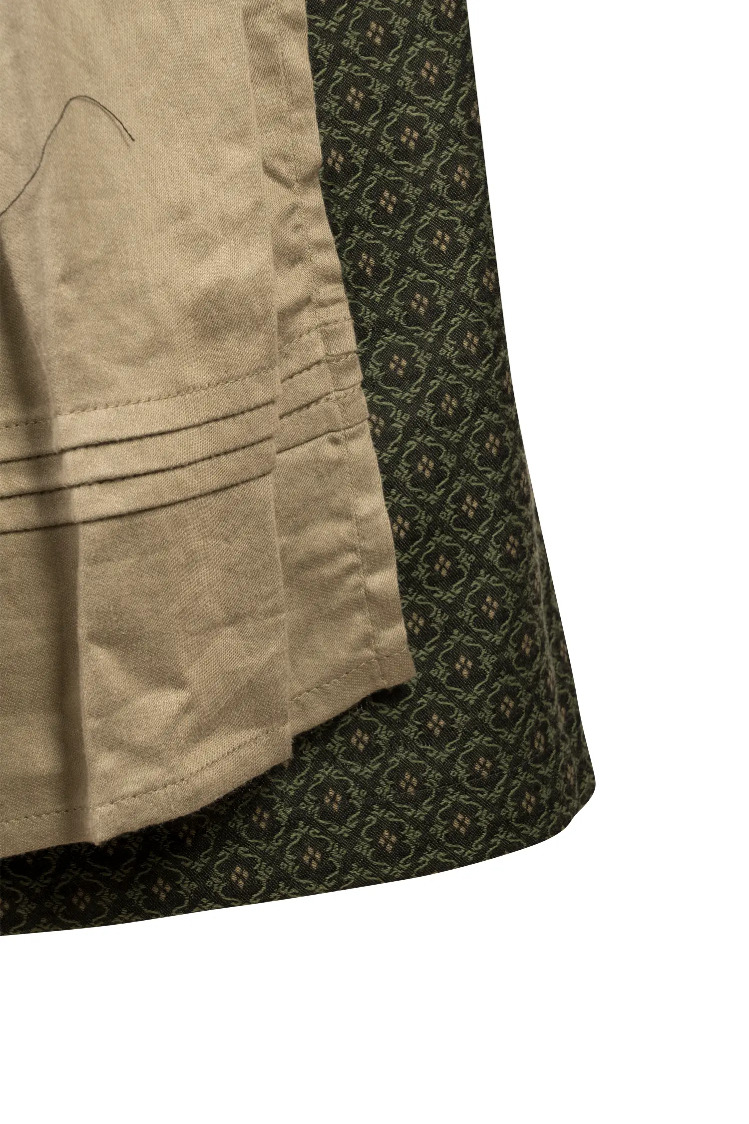 Dirndl Johanna in Moosgrün Detail Rock