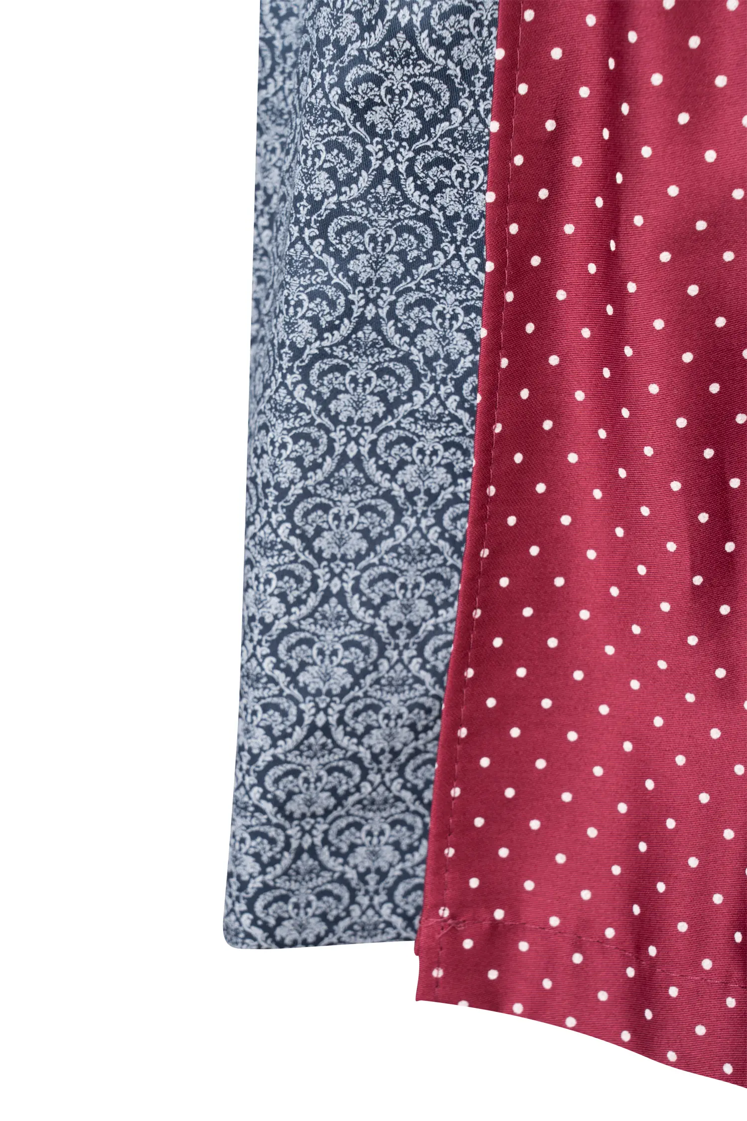 3 tlg. Kinderdirndl Rosalie in blau mit Shirt und Schürze - Detail Rock