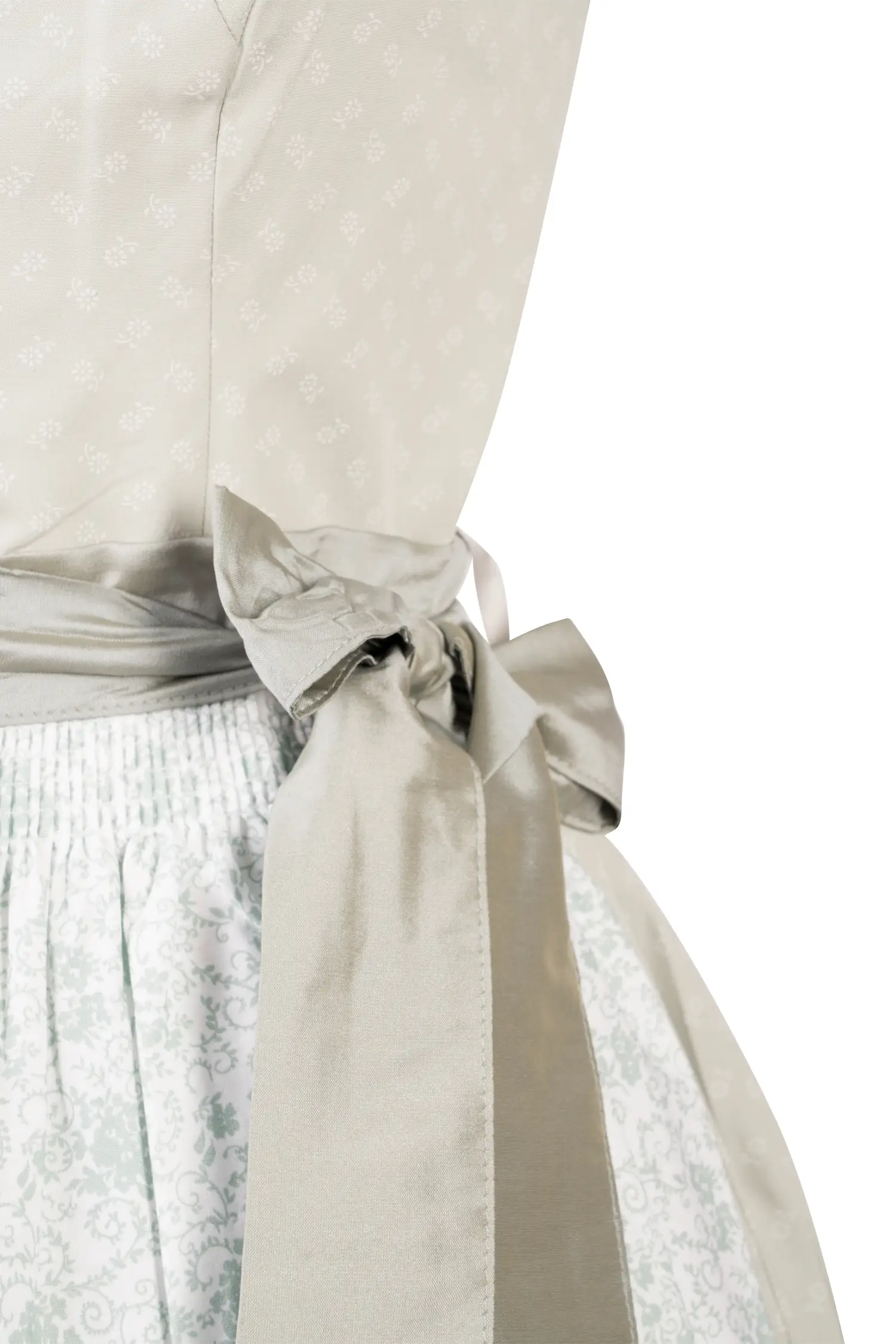 3091-1527-gn2-24-06-2605050 Dirndl Megan in Salbei Farben Detail Mieder