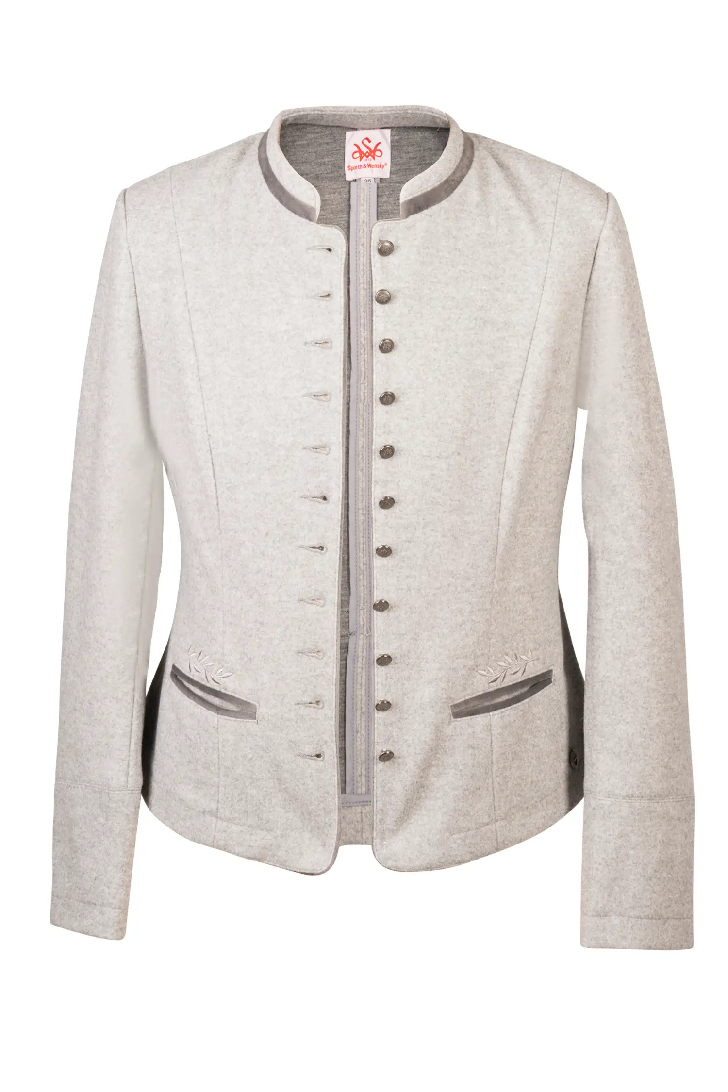 Trachtenjacke Ecatarina in Grau