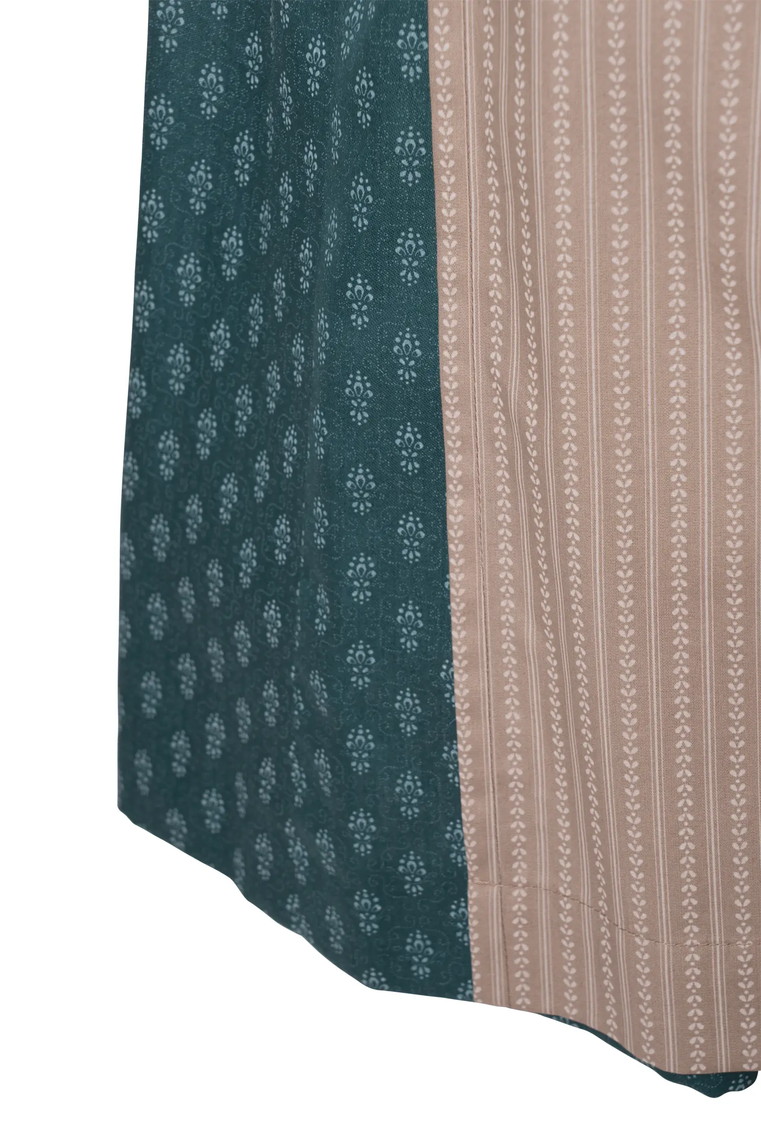 Dirndl Manuela in petrol / cappucino - Detail Rock
