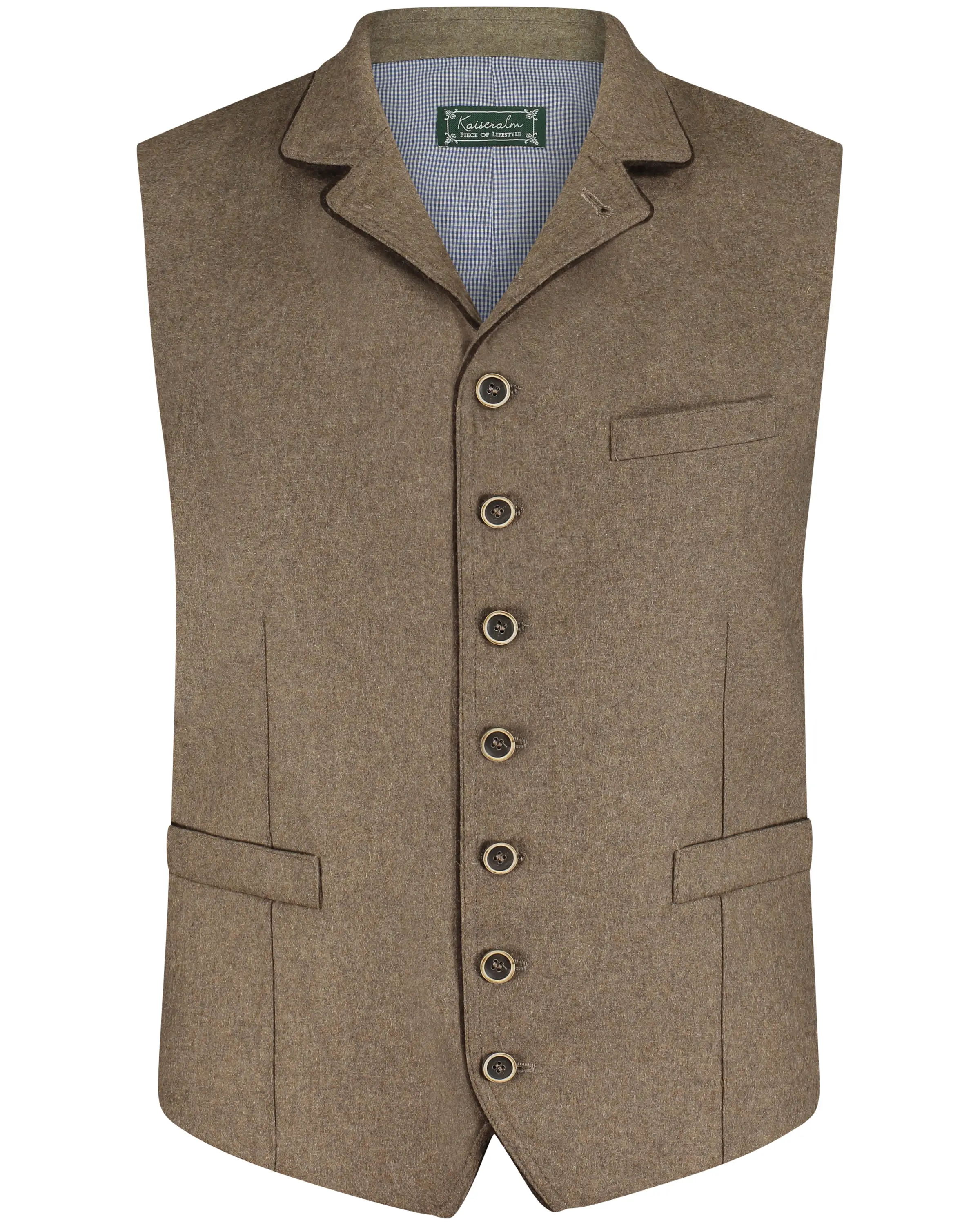 Herren Weste Bartl in braun