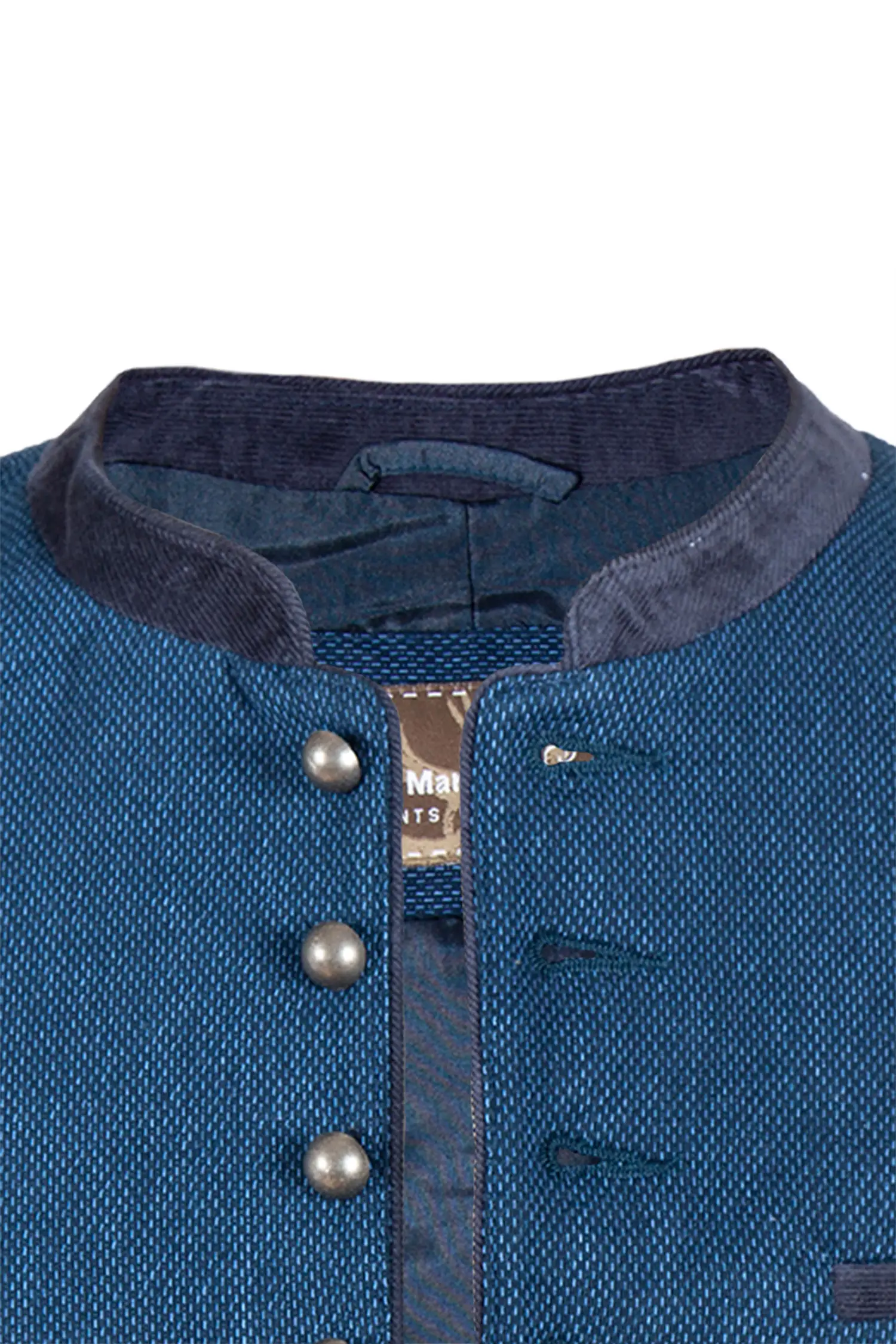 Trachtenweste Agonis II in dunkelbau von MarJo - Detail Knöpfe