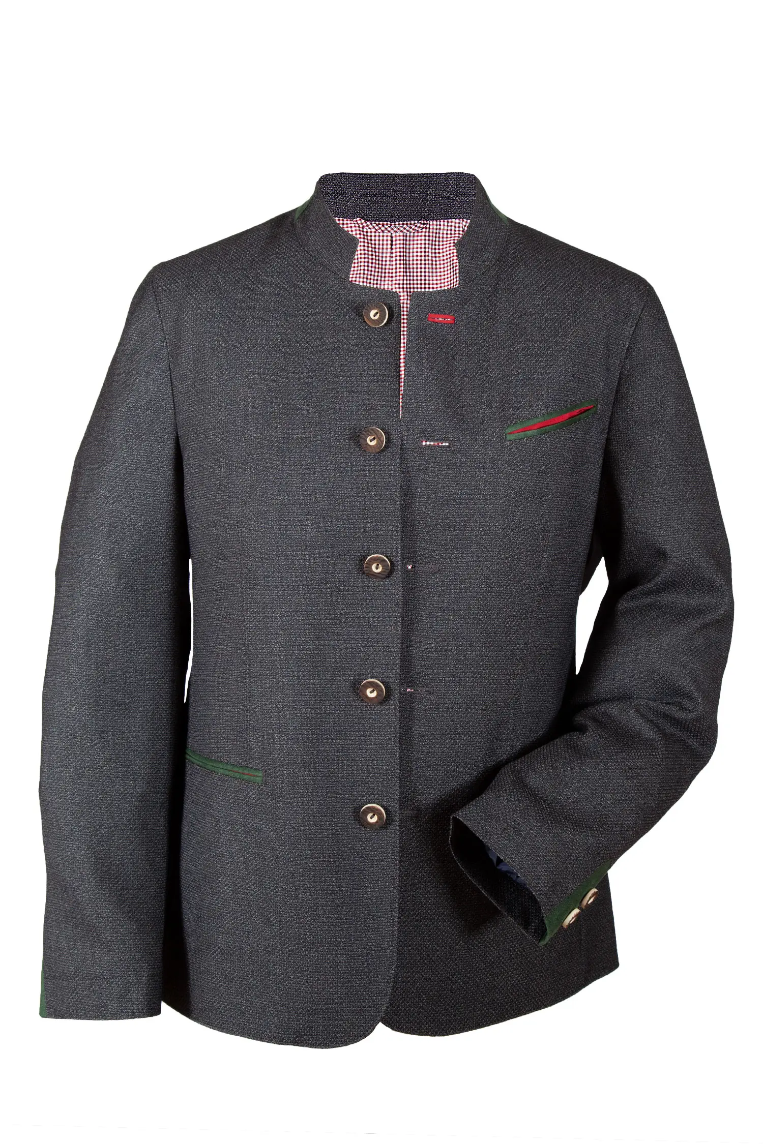 Herren Trachtenjanker Freising in anthrazit