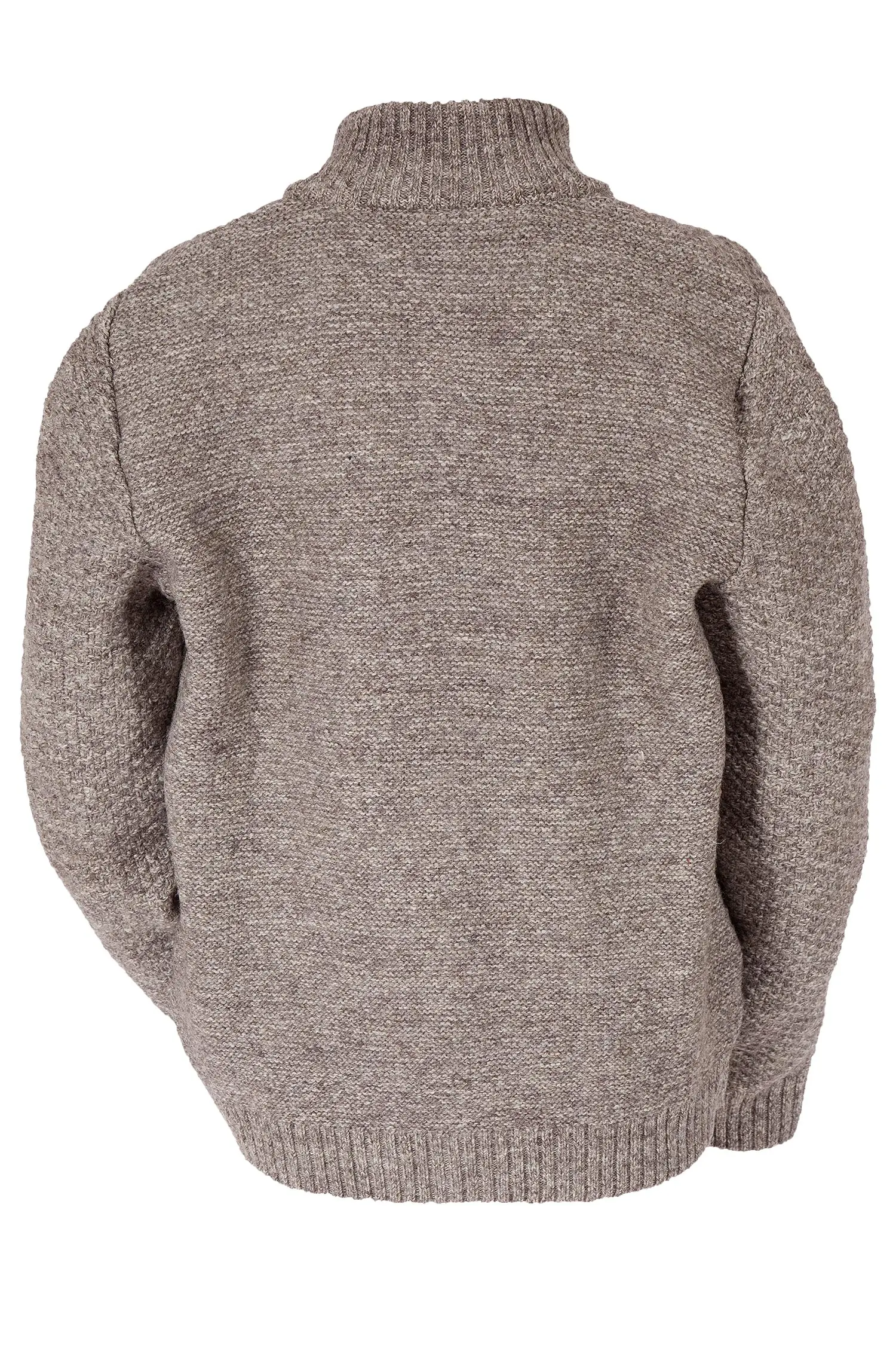 herren-trachten-strickjacke-stein-1220-1042-gr7-19-09b-9079-c Herren Trachten Strickjacke in braun grau melange hinten