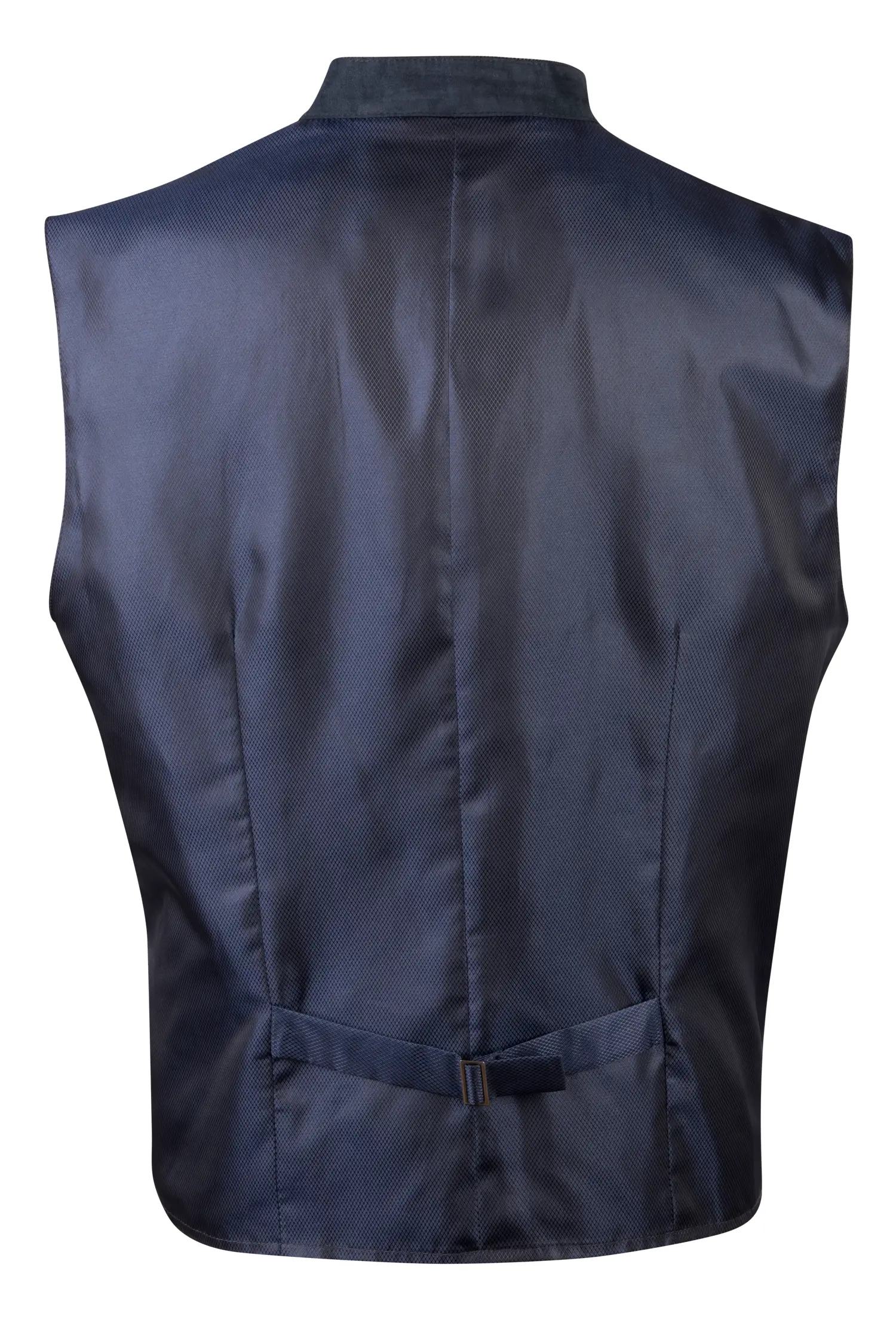 Trachtenweste Bodensee in dunkelblauer Wolleoptik - Rückseite