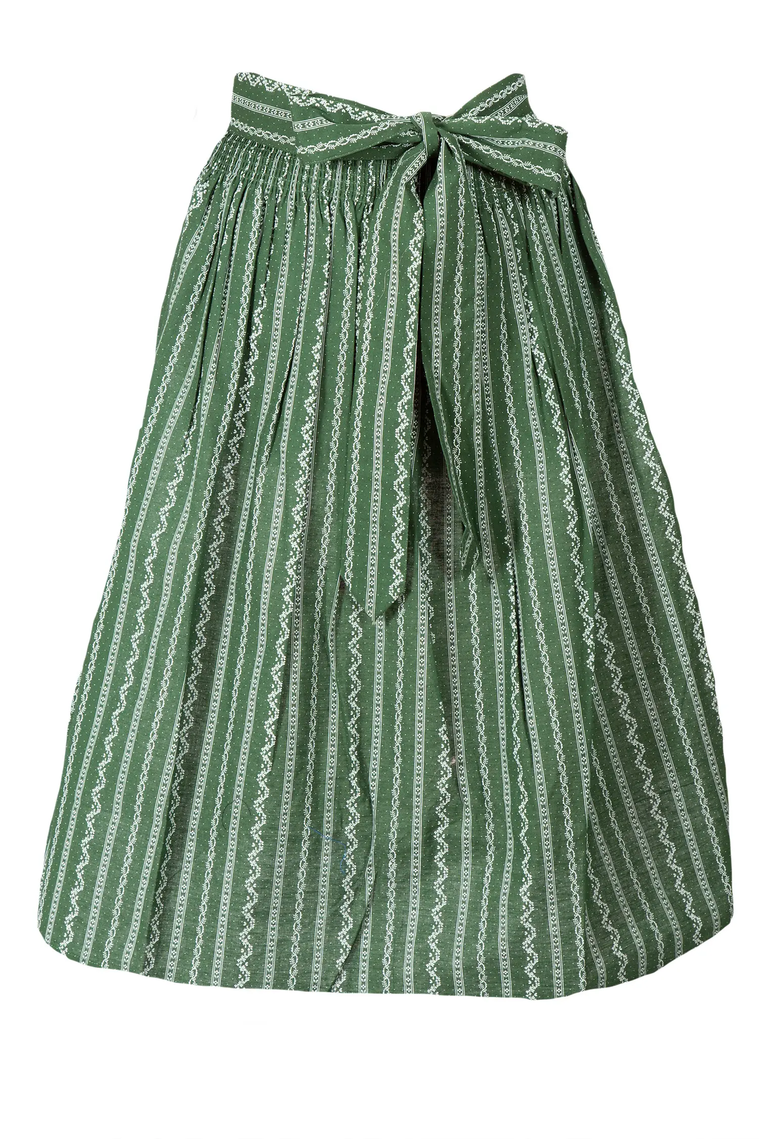 Dirndlschürze in tannengrün 70 cm