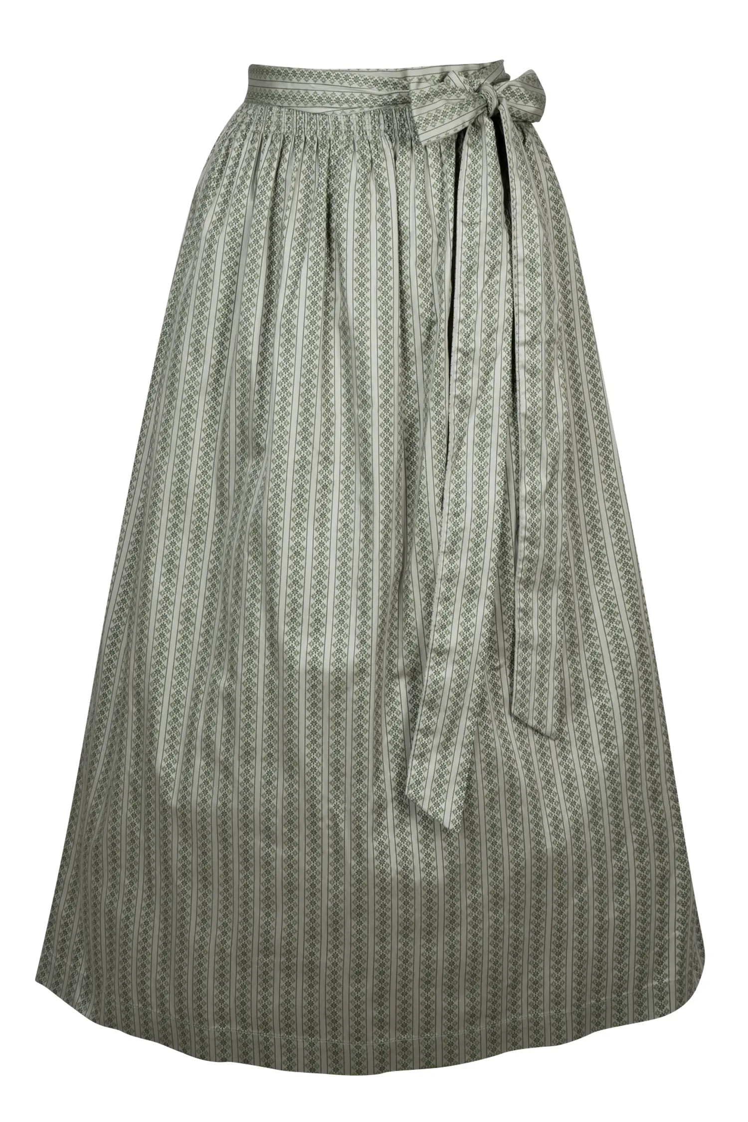 Dirndlschürze in salbei 85 cm
