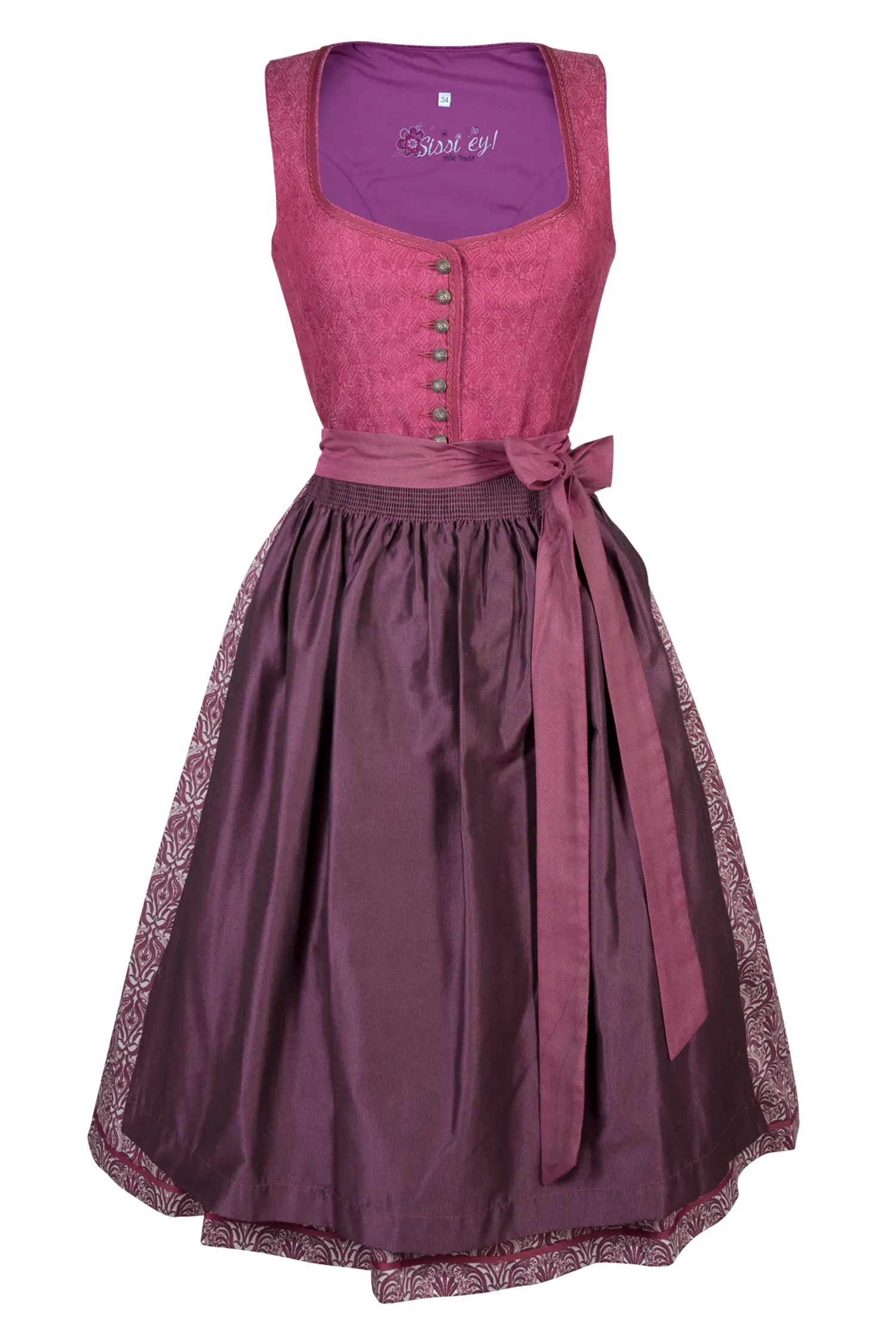 Sissi ey! Dirndl in trendigem Magenta