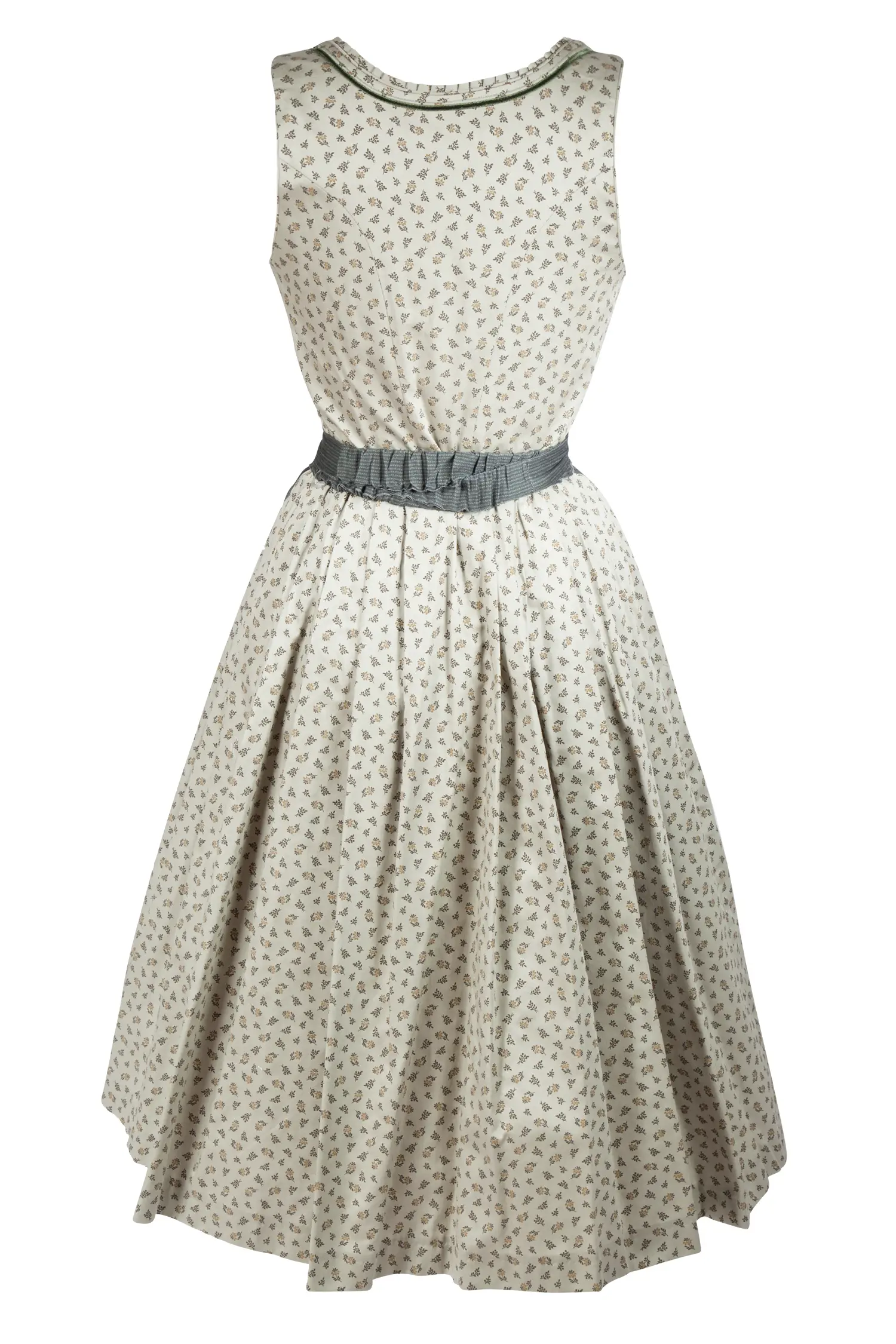 Dirndl Livia in grün mit Schließe - Rückansicht