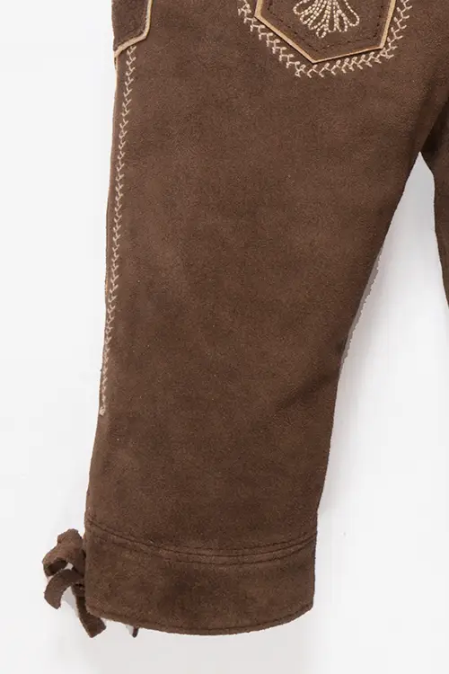Kinder Lederhose als Kniebundhose mit Träger 4