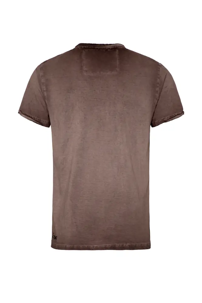 Herrentrachtenshirt Dietrich in braun von hangOwear hangOwear shirt in braun