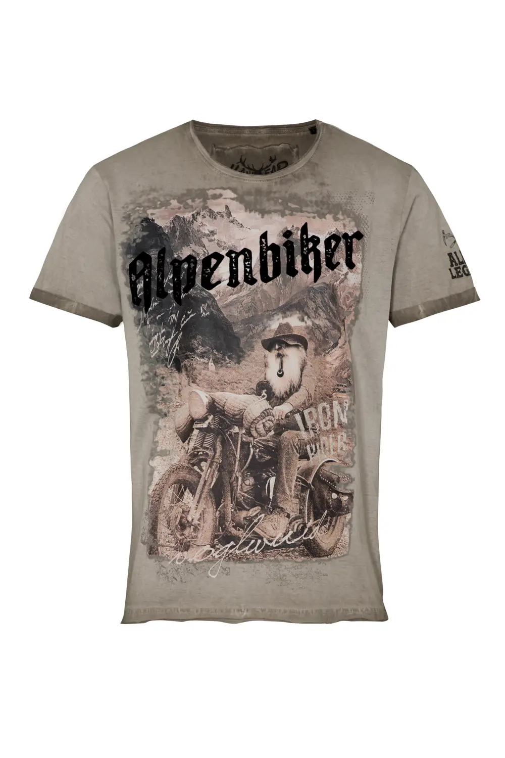 Herrentrachtenshirt greige hangOwear