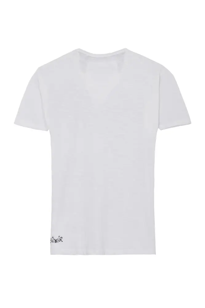 Herrentrachtenshirt Freeman in weiß von hangOwear weißes Trachtenshirt hangOwear