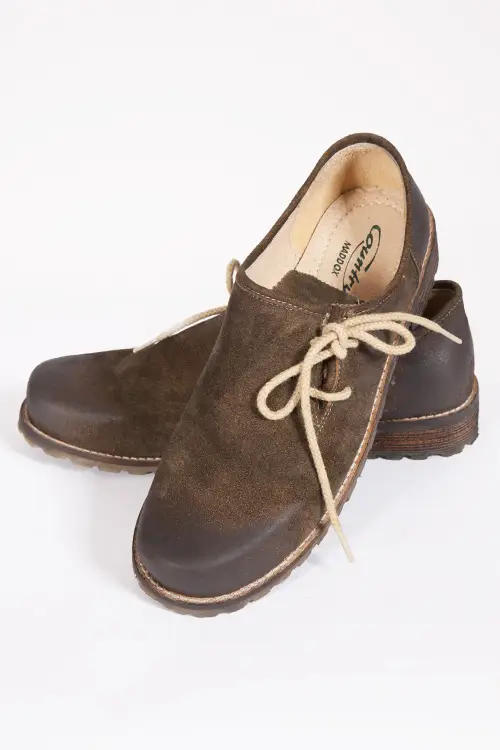 Haferlschuh Maximilian braun als Trachtenschuhe beide