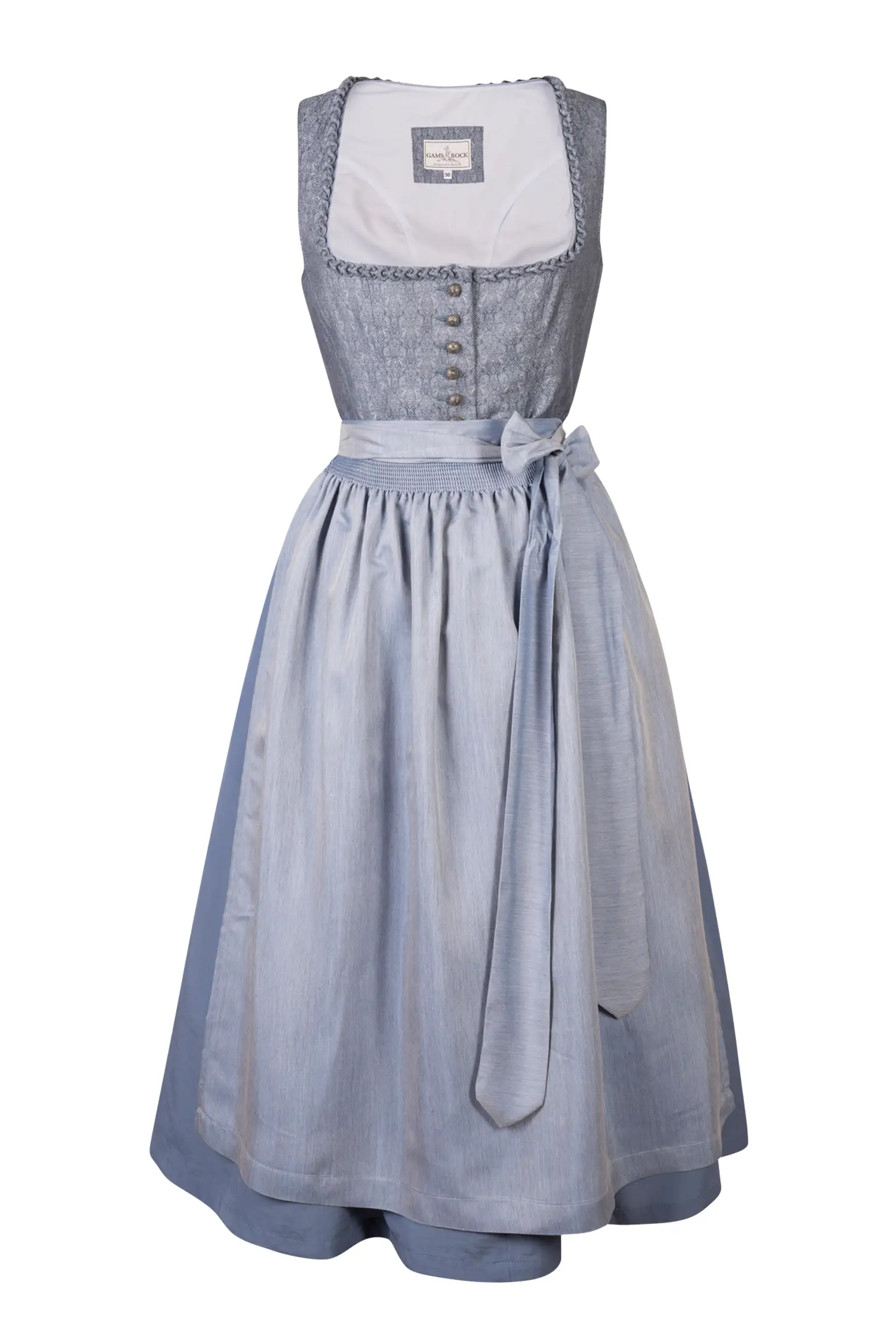 Dirndl von Gamsbock in Blau