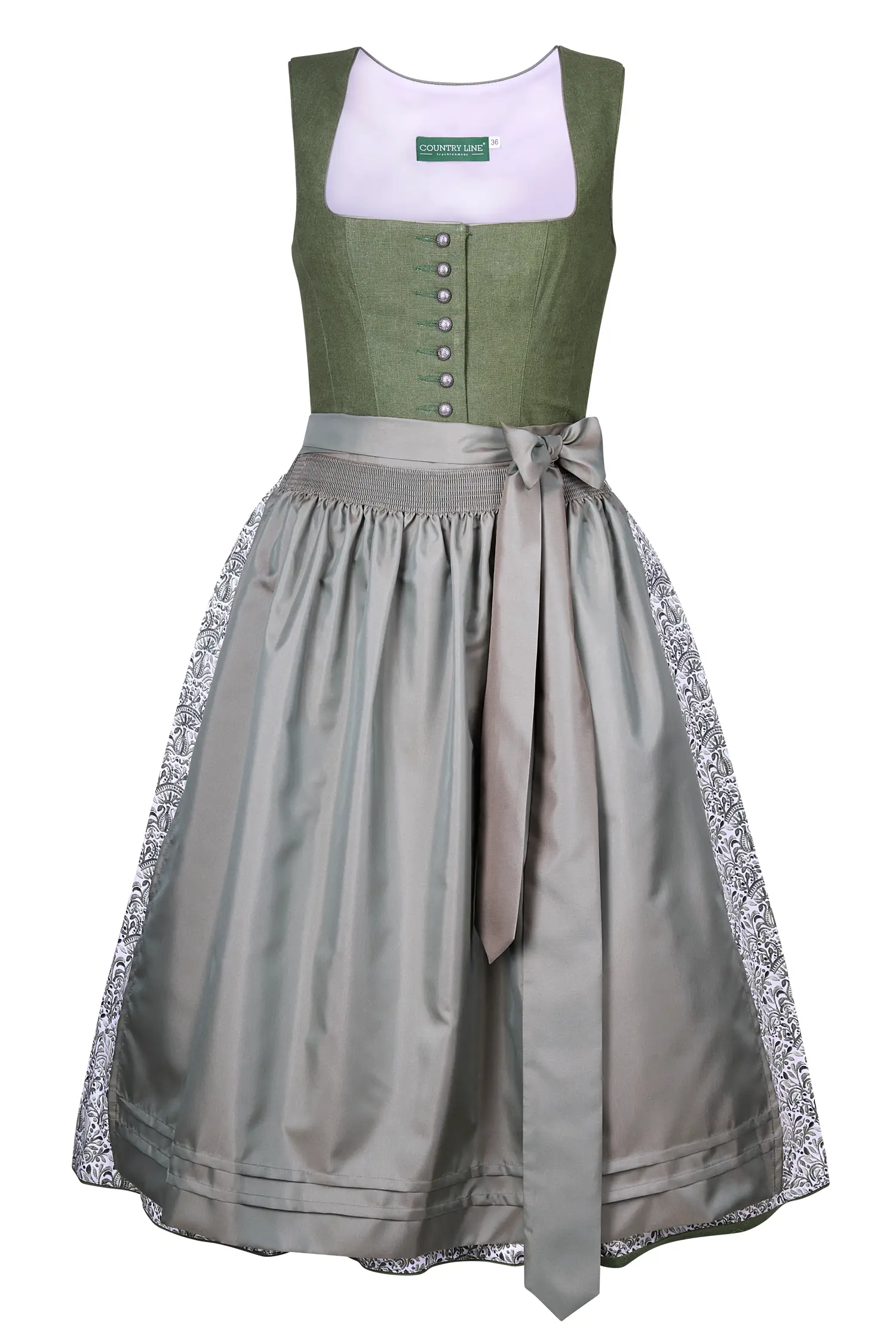Grün/Beige Dirndl