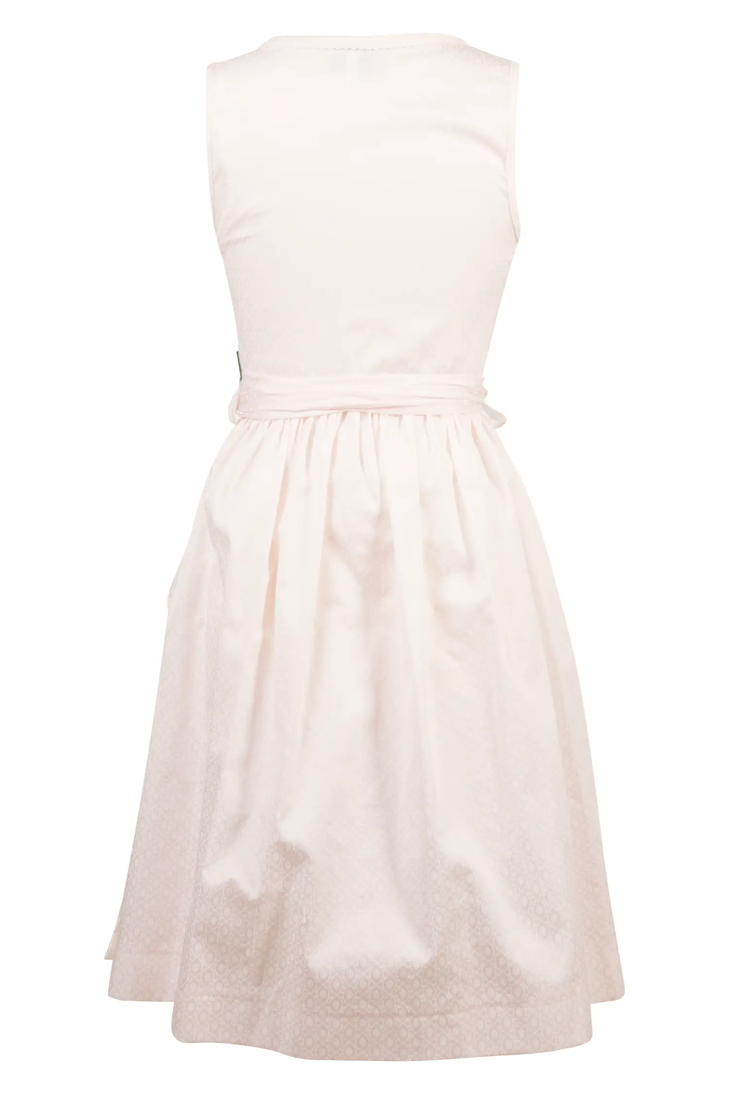 Kinderdirndl Alina in Zartrosa Rückansicht