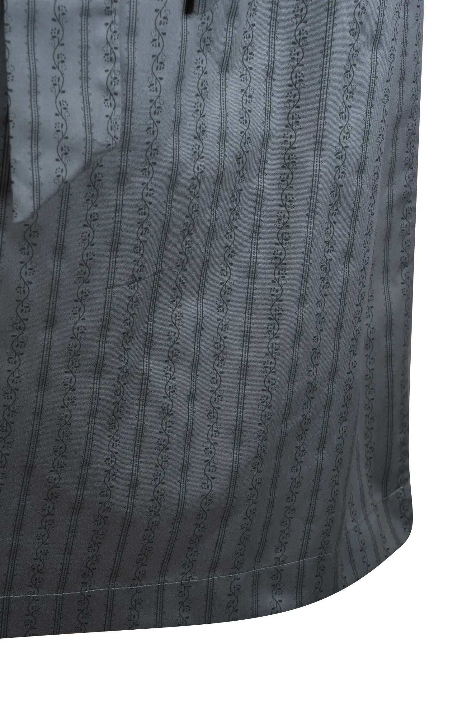 Dirndlschürze grau 85 cm - Detail