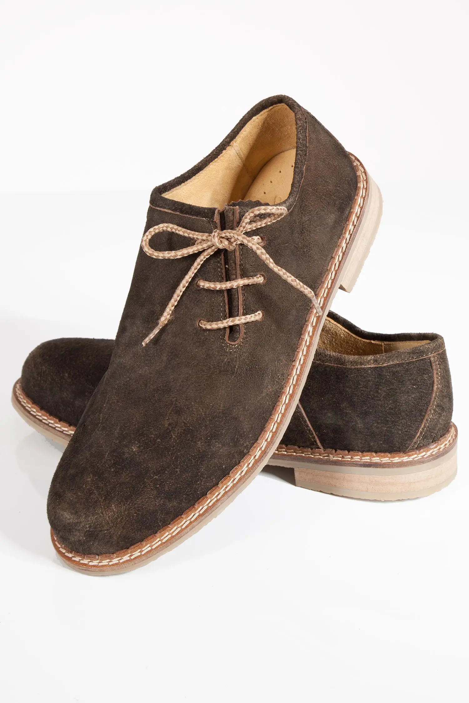 Trachten Schuhe in dunkelbraun von Stockerpoint Paar