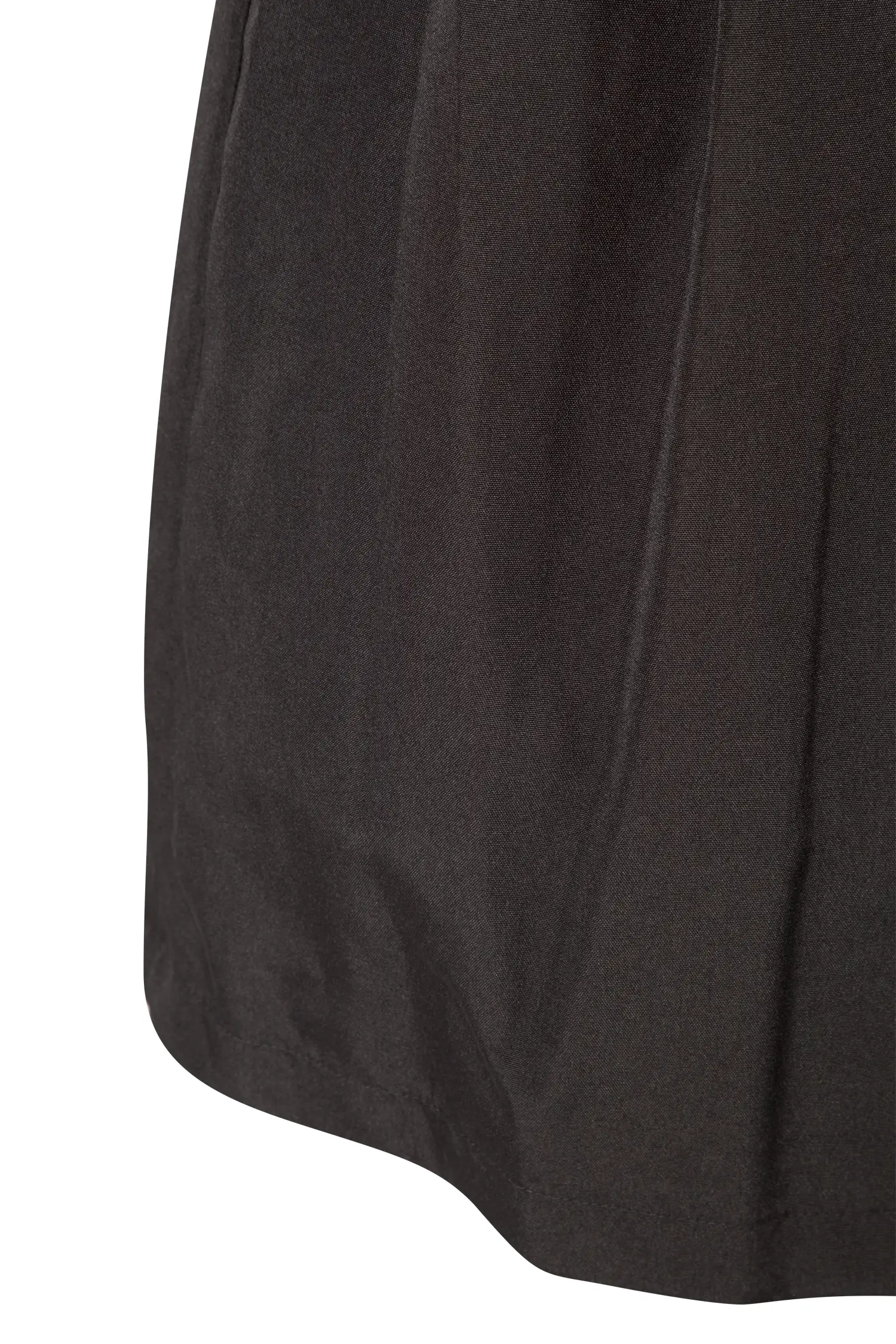 Dirndl Zita in schwarz als Gastrodirndl - Detail Rock