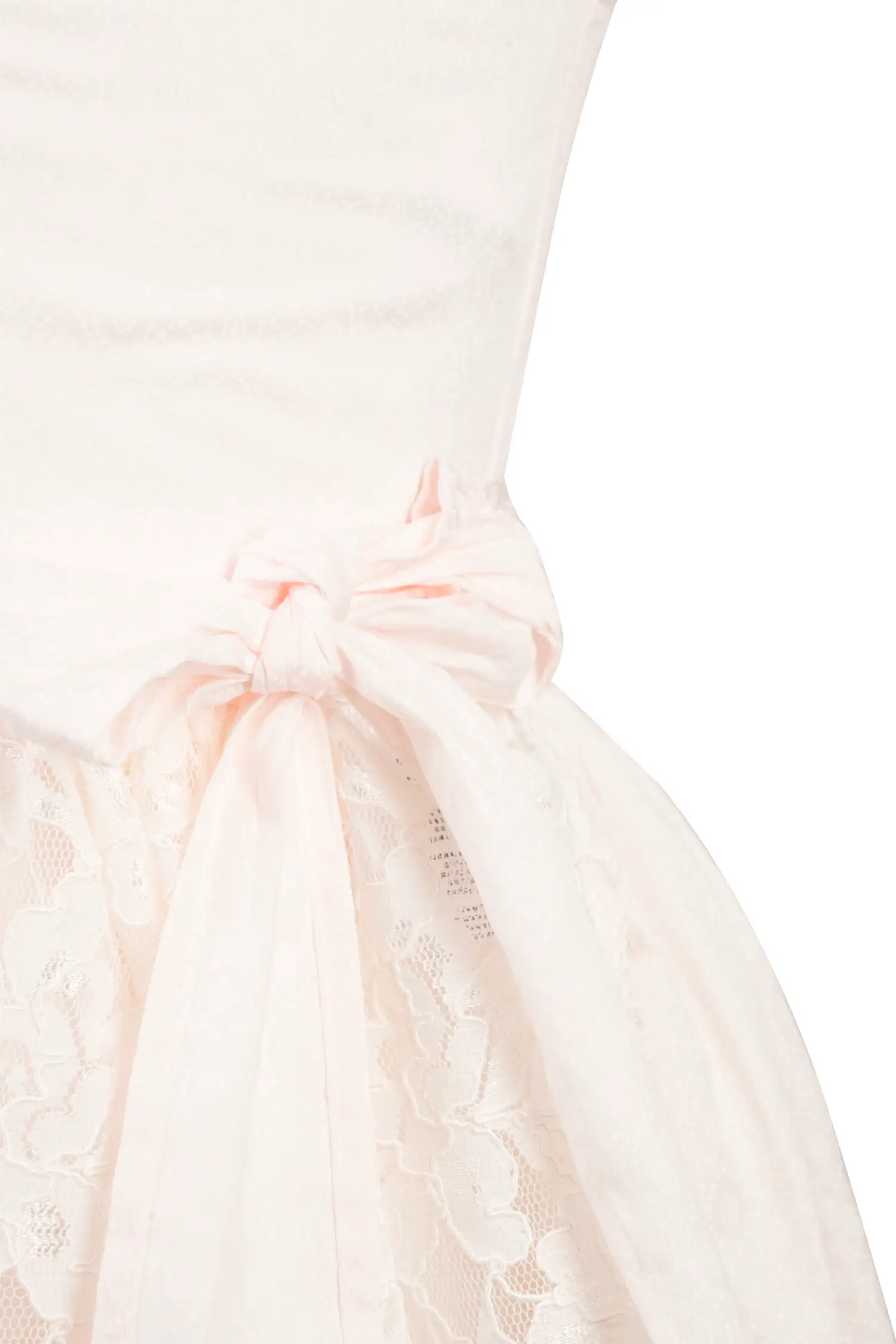 Kinderdirndl Alina in Zartrosa Detail Mieder