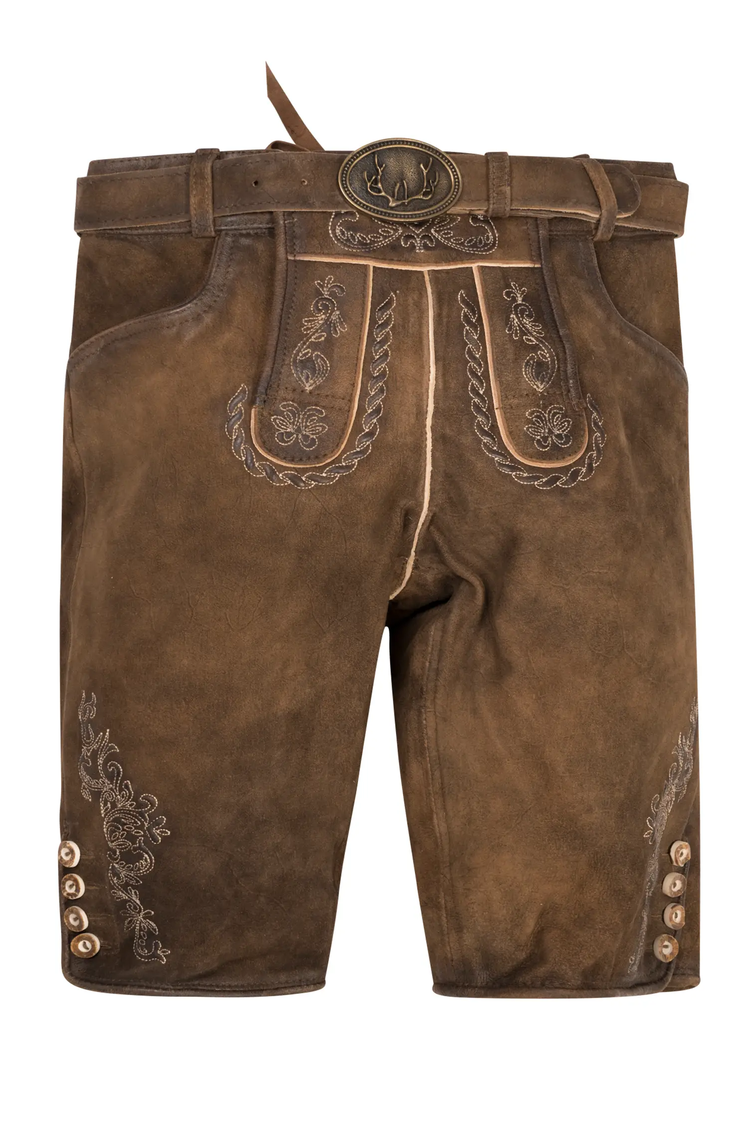 Lederhose Olivia in Braun