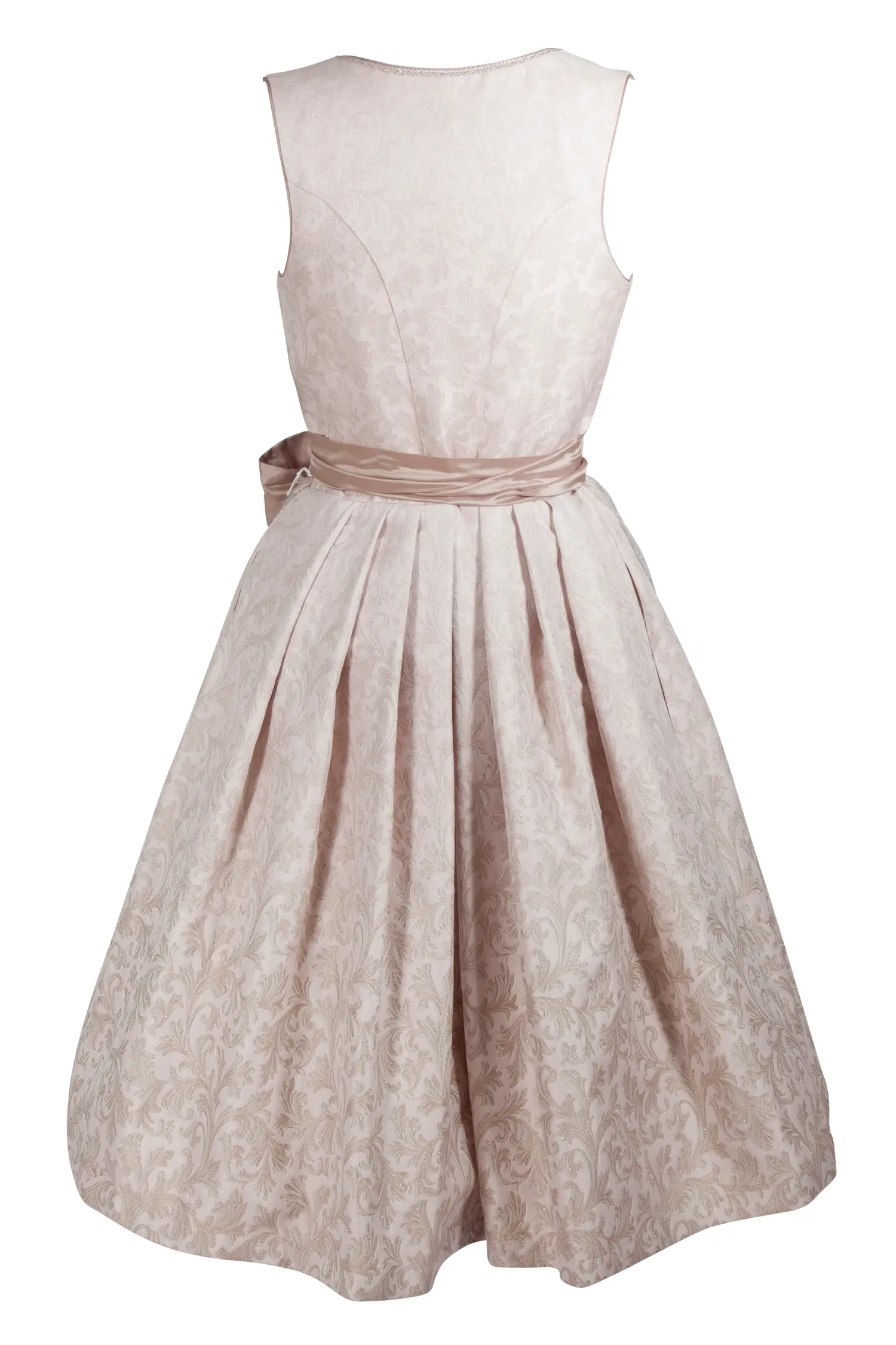 Brautdirndl in altrose von Tramontana - Rückansicht