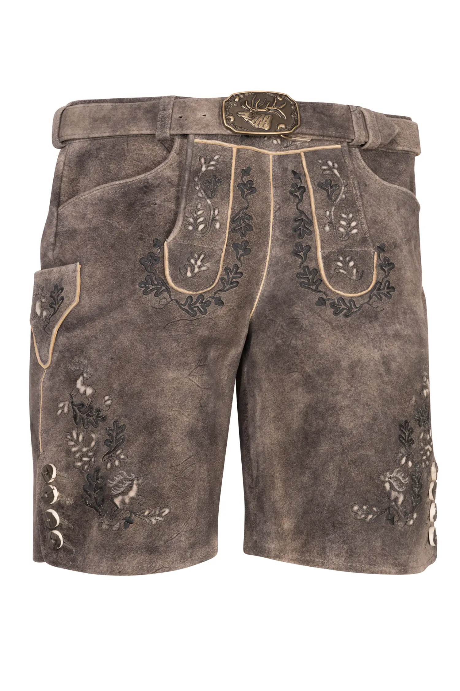 Lederhose von Spieth und Wensky in Schwarz