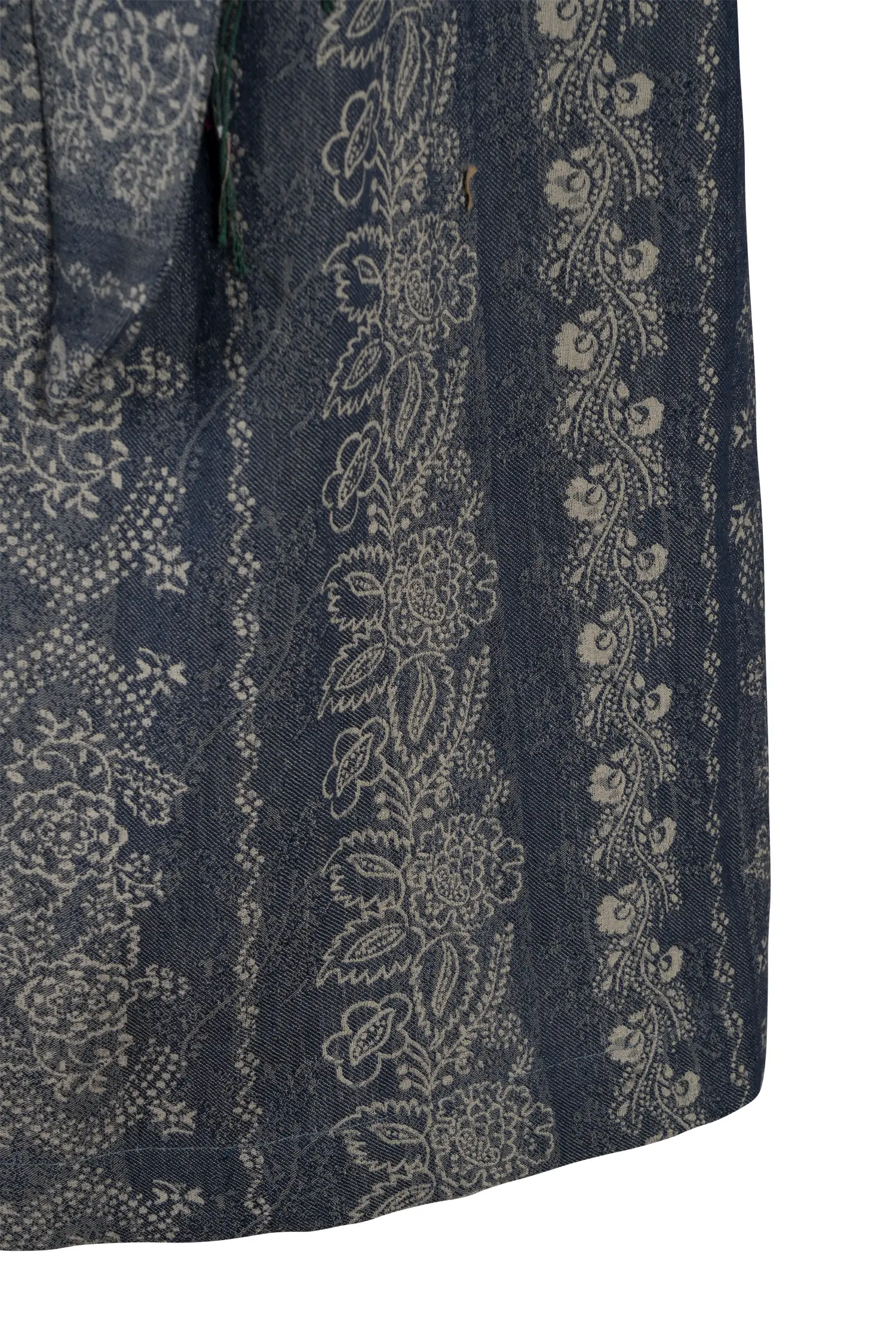 Dirndlschürze dunkelblau 70 cm - Detail