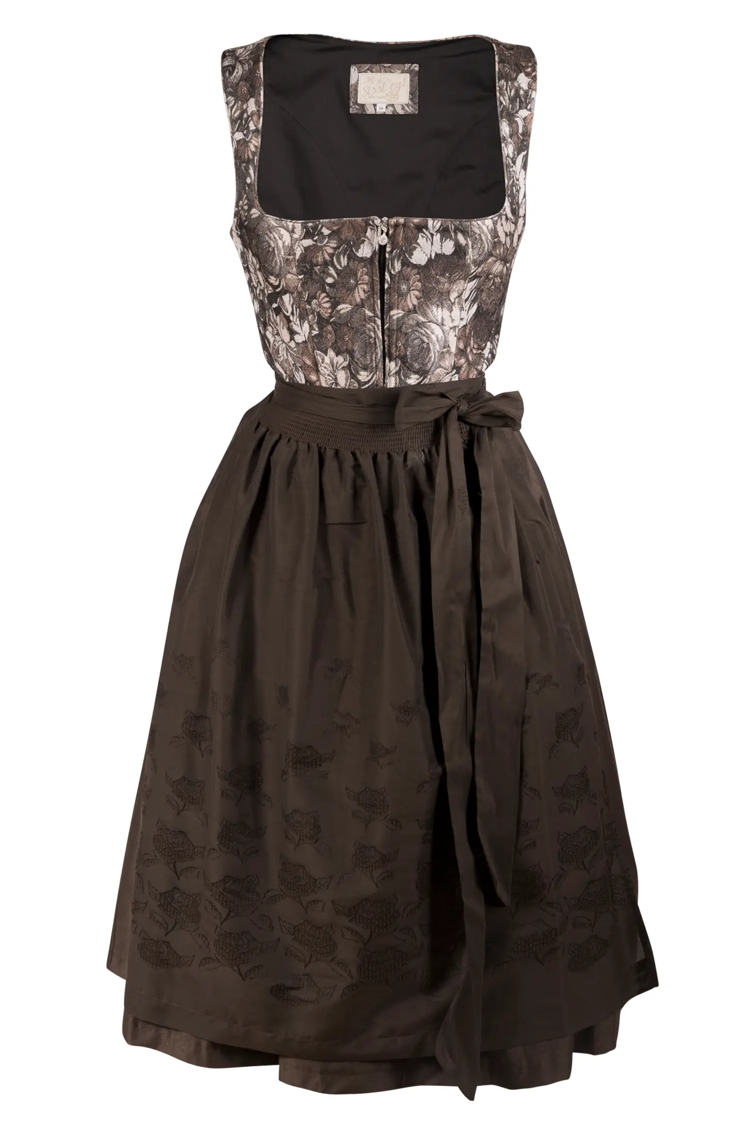 Braunes Dirndl Isabella von Sissi ey!